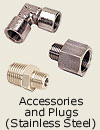 Accessories and Plugs<br>Stainless Steel